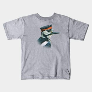 Great-spotted woodpecker Kids T-Shirt